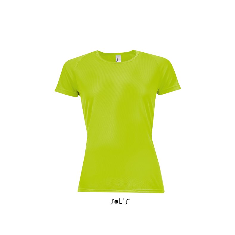 Sports T-shirt Sols Sporty Women 01159 Neon Green M
