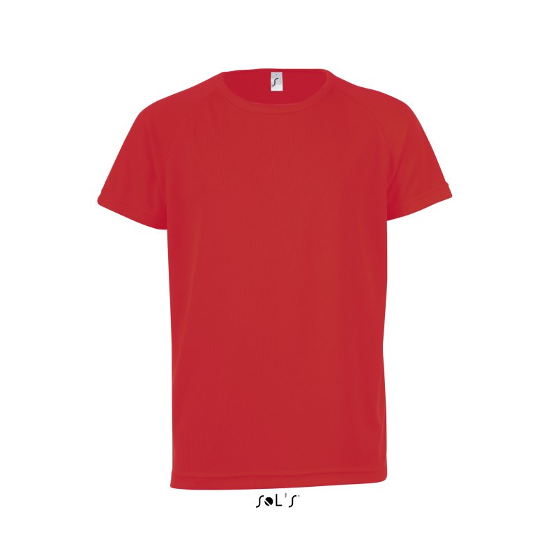 Sports T-shirt til junior/ b�rn- mange farver  Red 10