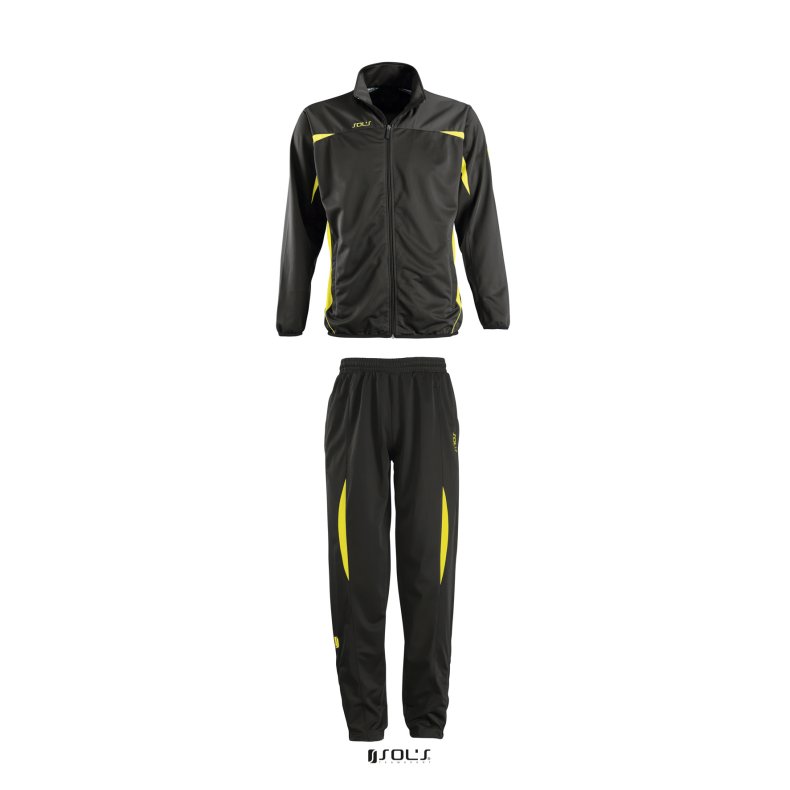 Tr�ningsdragt Sols Camp Nou Black/Lemon/Black 3XL
