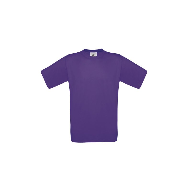 T-shirt B&C 190gr. Purple L