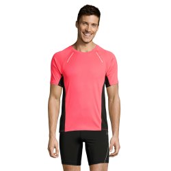 L�be T-shirt Sols Sydney Men - 01414 - Neon Coral