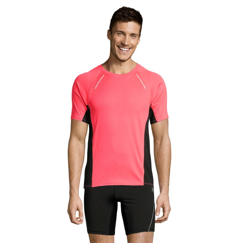 Lbe T-shirt Sols Sydney Men - 01414 - Neon Coral