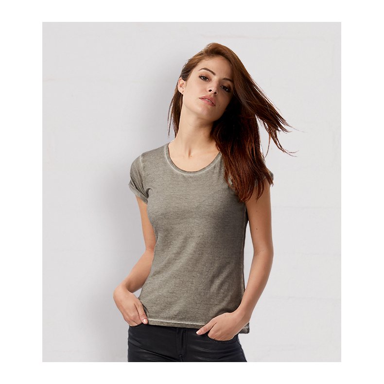 T-Shirt B&C DNM Plug In /Women - Grey Clash