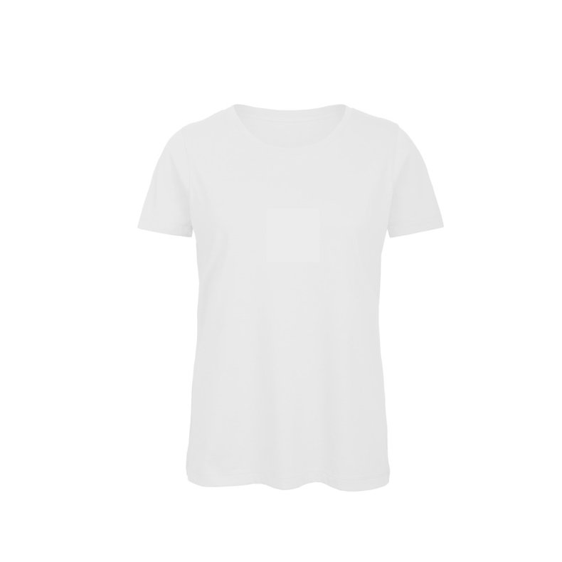 Dame T-shirt B&C Inspire T /women_&deg; White XXL