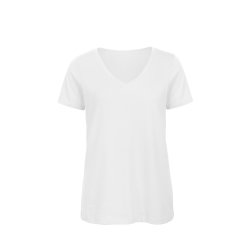 Dame T-shirt med v hals B&C Inspire V T /women_&deg;