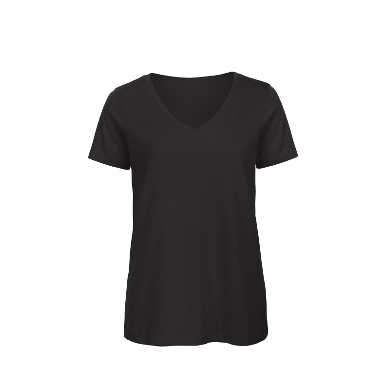 Dame T-shirt med v hals B&C Inspire V T /women_&deg;