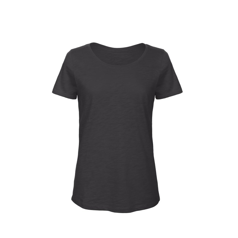 T-Shirt B&C Inspire Slub T /women - Chic Black