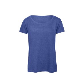 T-Shirt B&C TW056 Triblend /Women - Heather Royalblue