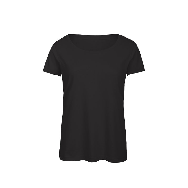 T-Shirt B&C TW056 Triblend /Women - Black