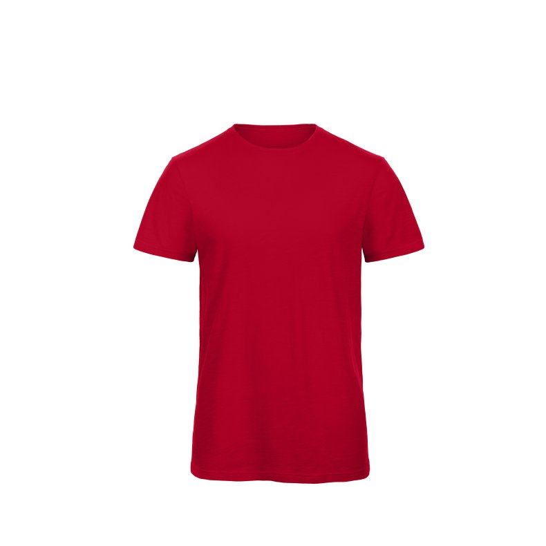 T-Shirt B&C Inspire Slub T /Men - Chic Red