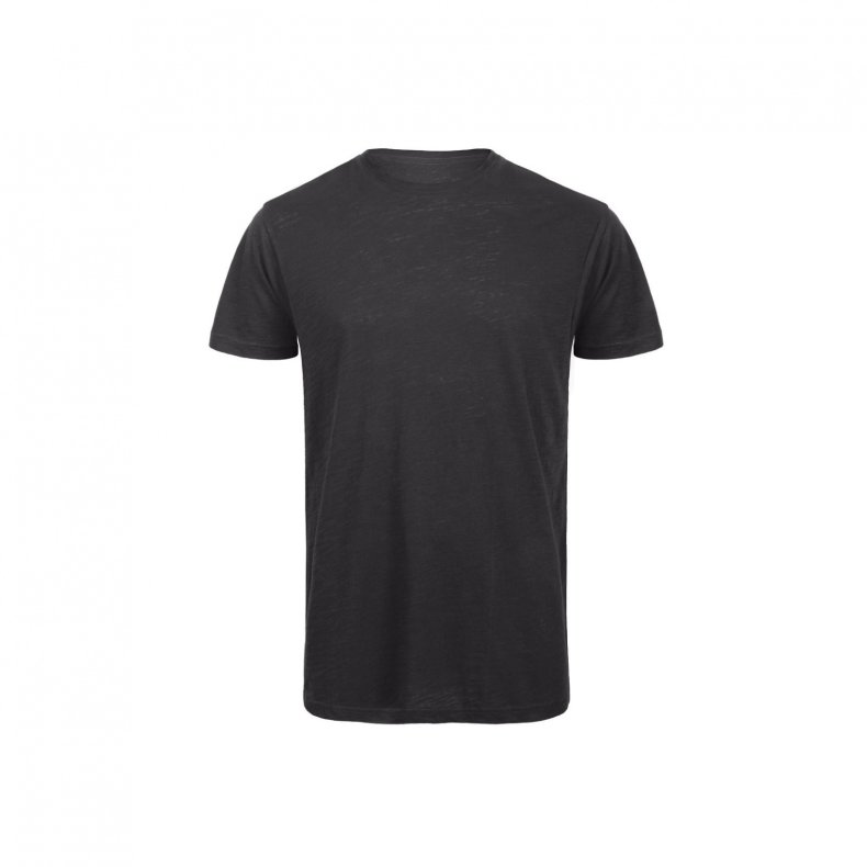 T-Shirt B&C Inspire Slub T /Men - Chic Black