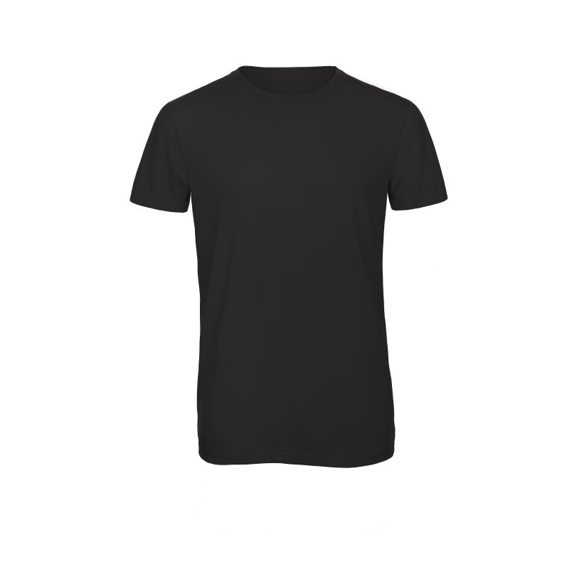 T-Shirt B&C TM055 Triblend /Men - Black