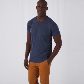 T-Shirt B&C TM055 Triblend /Men - Heather Navy