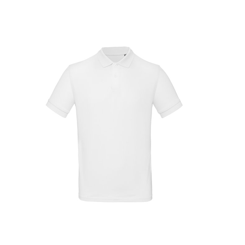 Herre Polo B&C Inspire Polo /Men White XXL