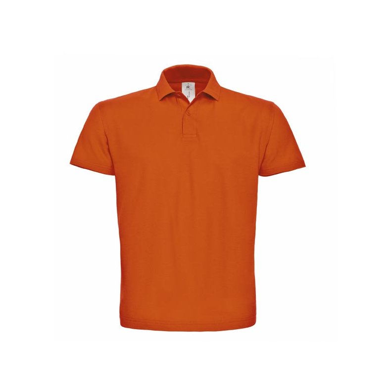Herre og Dame Polo / Unisex Polo / B&C ID.001 Orange S