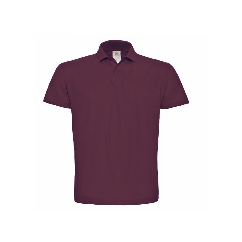 Herre og Dame Polo / Unisex Polo / B&C ID.001 Wine L