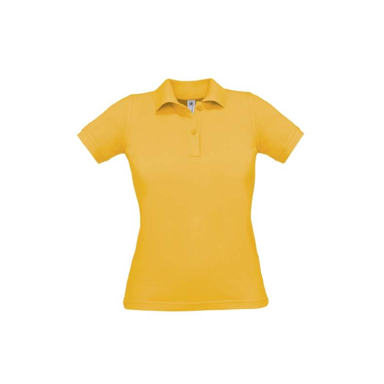 Dame Polo B&C Safran Pure /Women - Gold