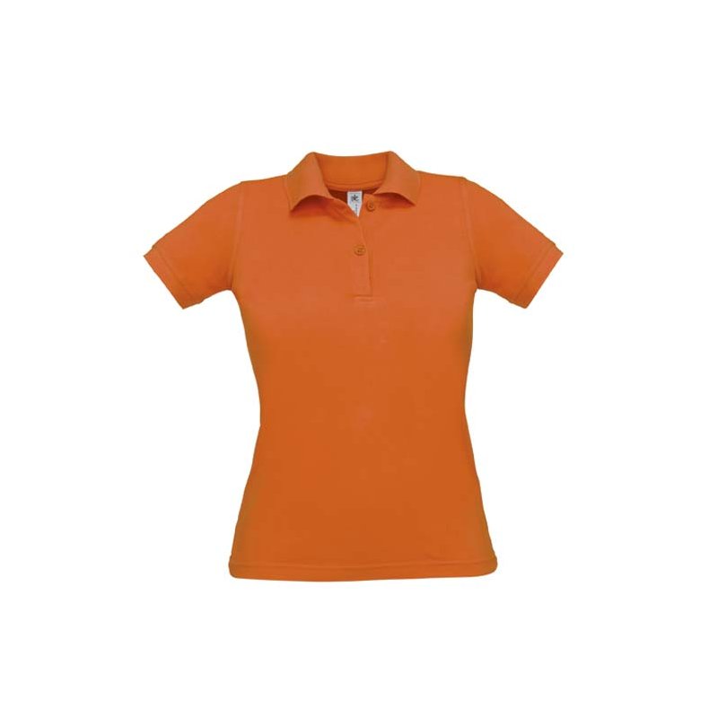 Dame Polo B&C Safran Pure /Women - Pumpkin Orange