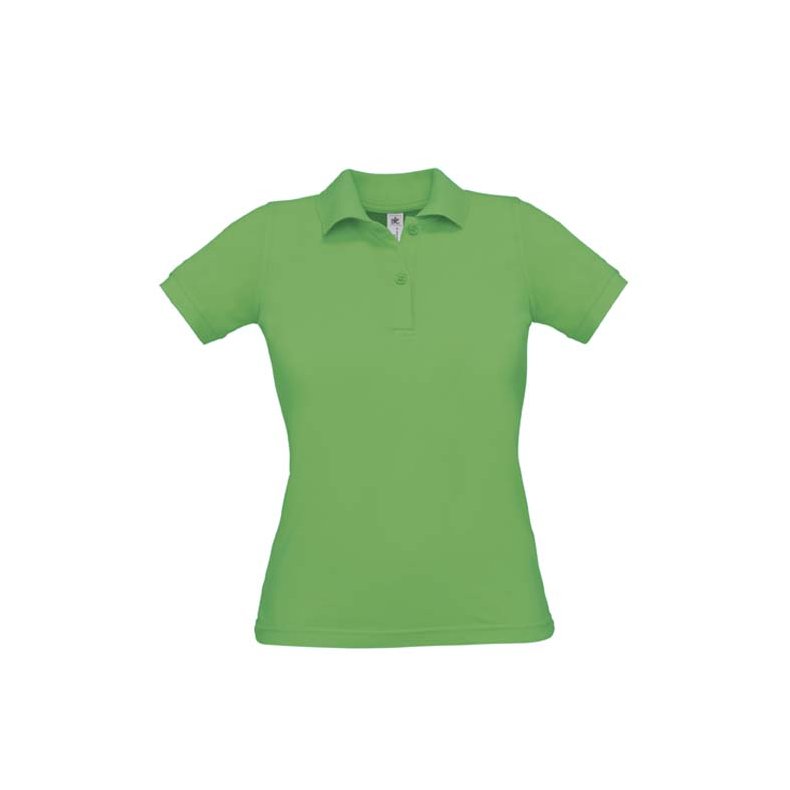 Dame Polo B&C Safran Pure /Women - Real Green