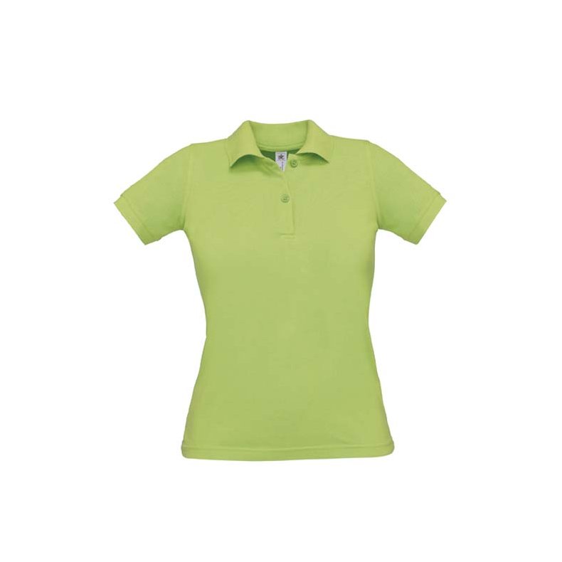 Dame Polo B&C Safran Pure /Women - Pistachio