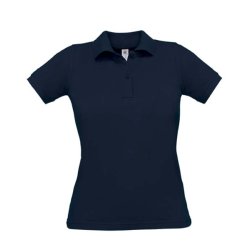 Dame Polo B&C Safran Pure /Women - Navy