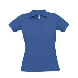 Dame Polo B&C Safran Pure /Women - Royal