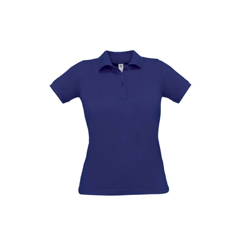 Dame Polo B&C Safran Pure /Women - Indigo