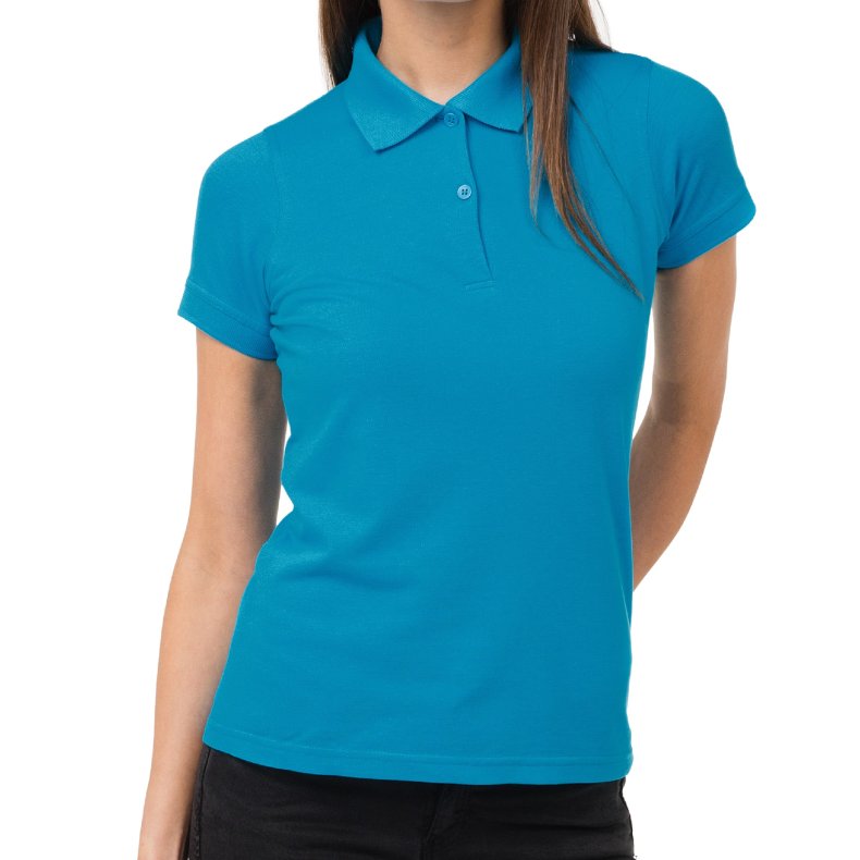 Dame Polo B&C Safran Pure /Women - Atoll