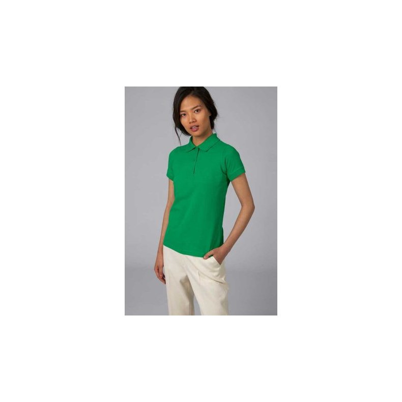 Dame Polo B&C Safran Pure /Women - Kellygreen