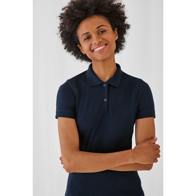 Dame Polo B&C Safran Pure /Women - Navy