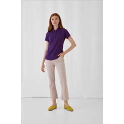 Dame Polo B&C Safran Pure /Women - Purple