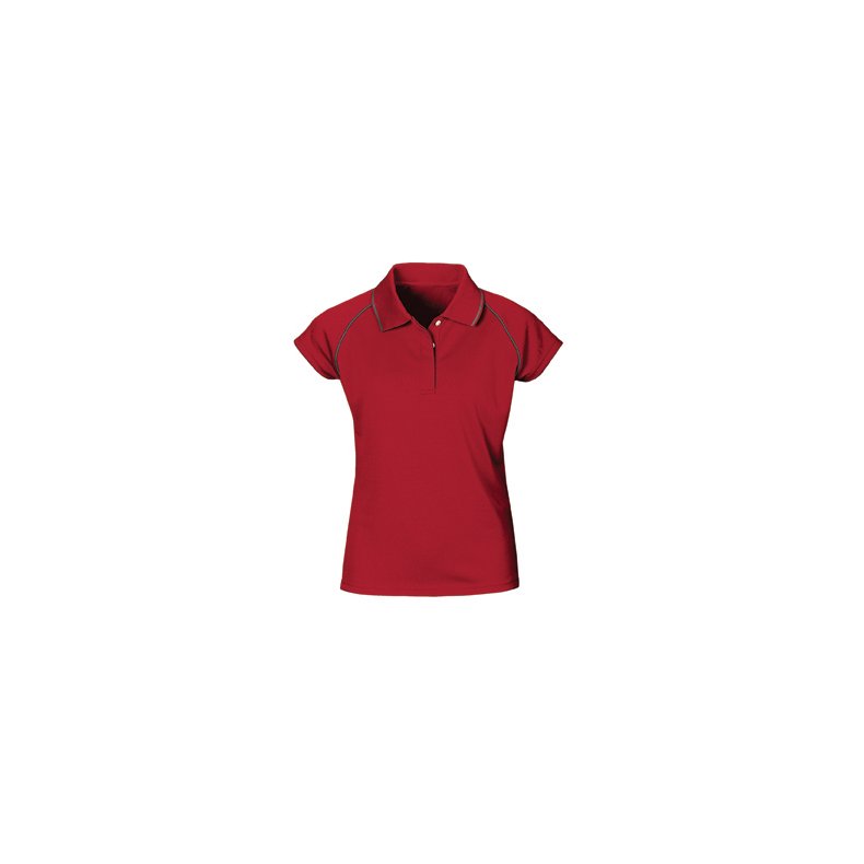 Dame Polo Stormtech GPX-2W Coolmax Polo - Red/Iron