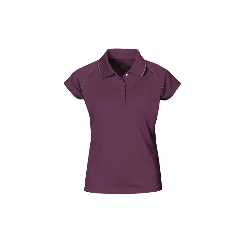 Dame Polo Stormtech GPX-2W Coolmax Polo - Eggplant/iron