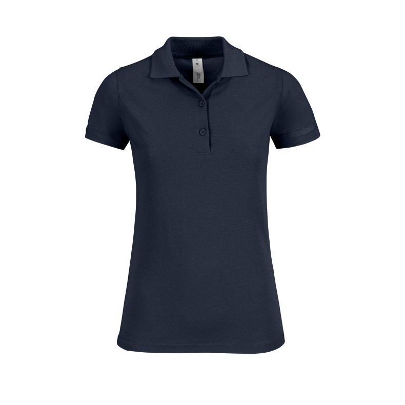 Dame Polo / B&C Safran Timeless /Women Navy S