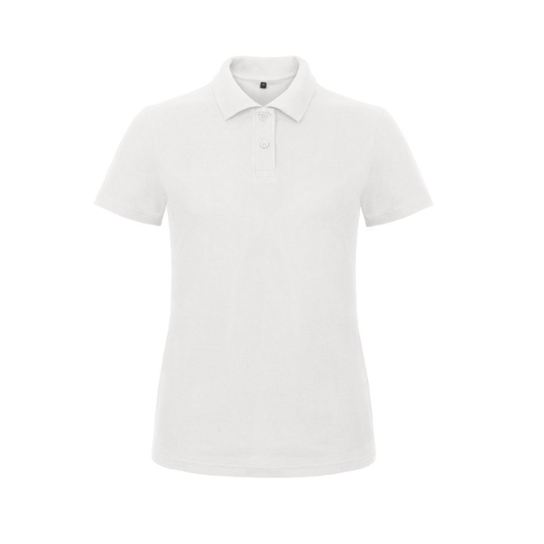 Dame Polo B&C ID.001 /Women - White