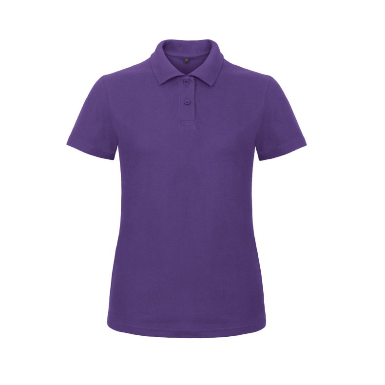 Dame Polo B&C ID.001 /Women - Purple