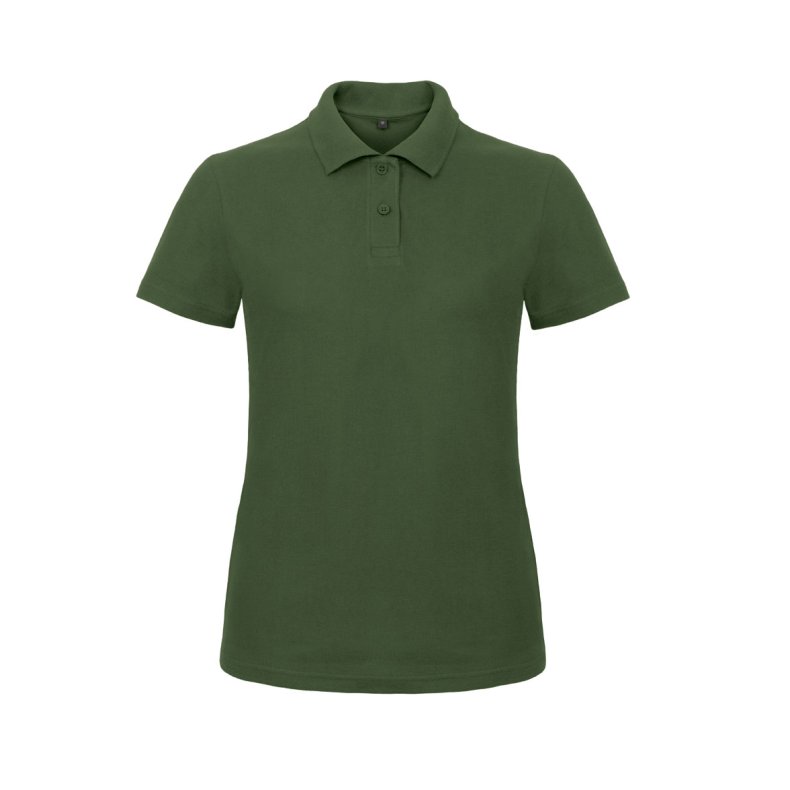 Dame Polo / B&C ID.001 /Women - Bottle Green