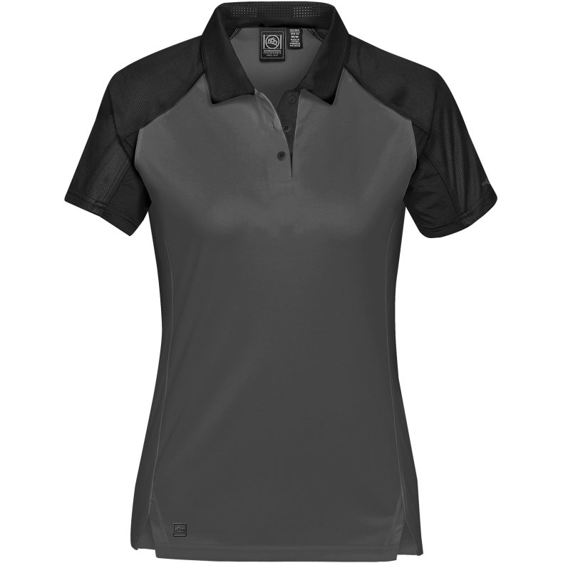 Dame Polo Stormtech VPS-1W Vector Polo - Graphite/Black