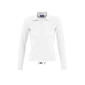 Dame Polo Sols Podium - 11317 - White