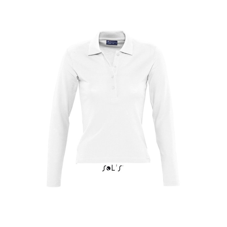 Dame Polo Sols Podium - 11317 - White