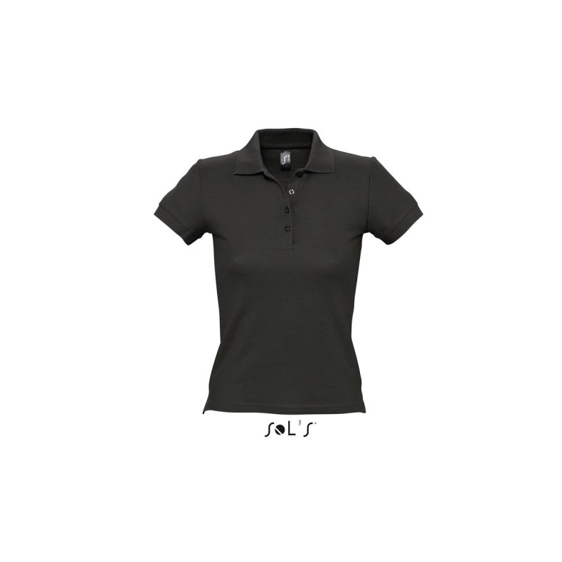 Dame Polo Sols People - Black