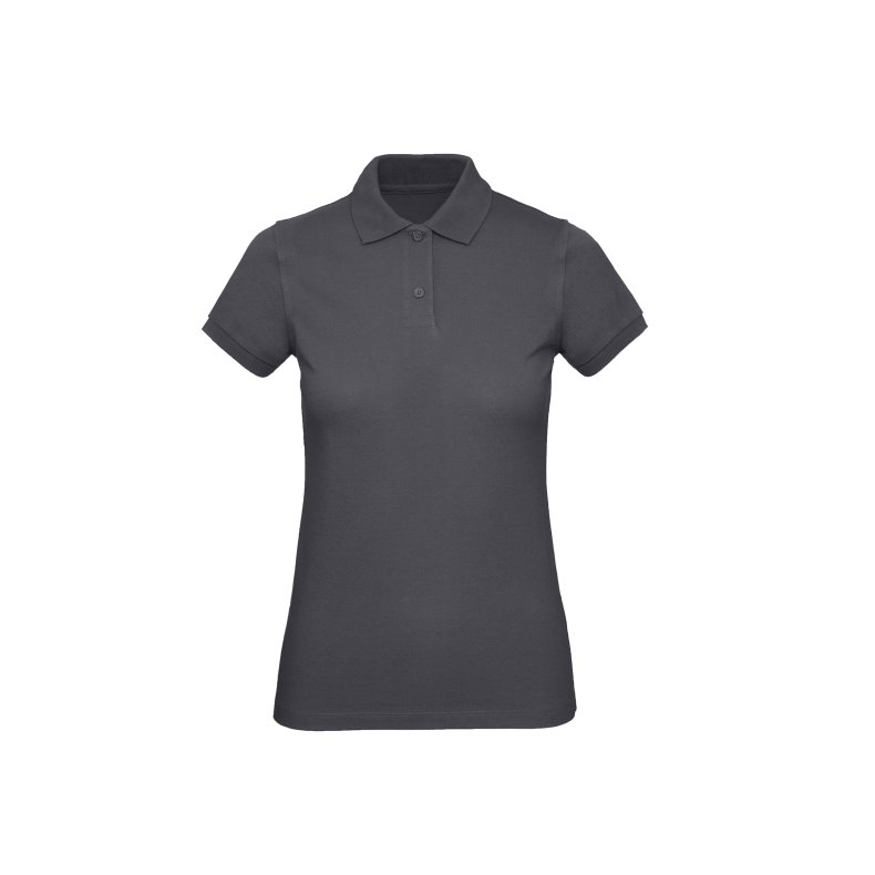 Dame Polo B&C Inspire Polo /Women - Dark-Grey