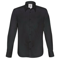 Herre skjorte B&C London - Black