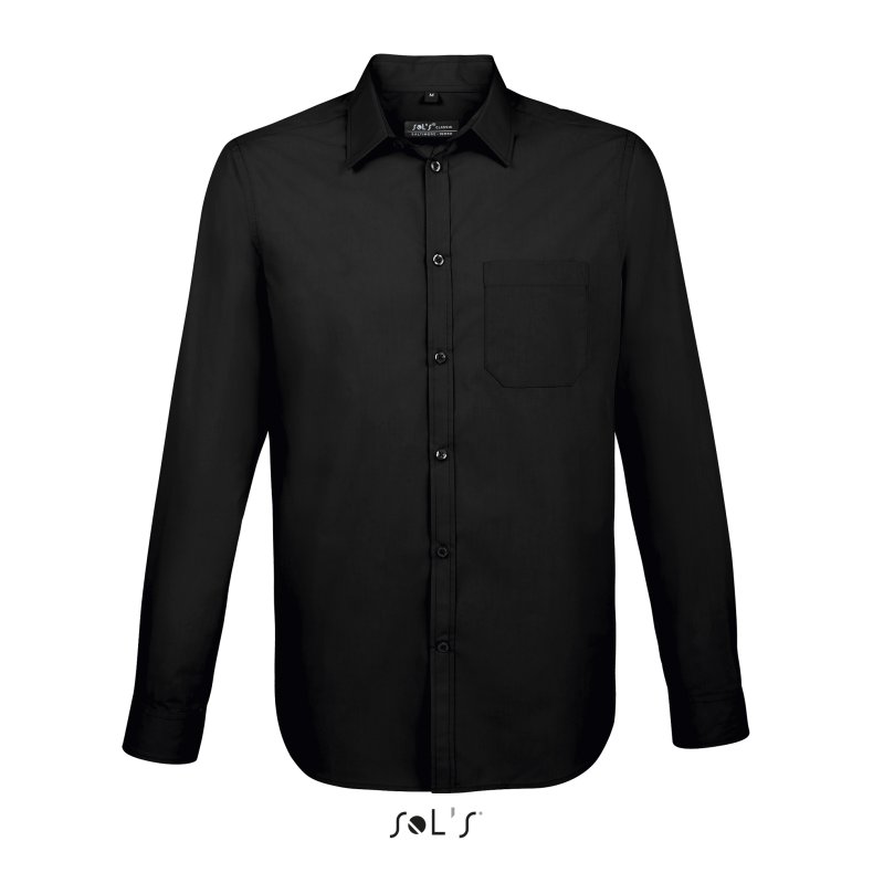 Sols Baltimore Fit LSL - 02922 - Black