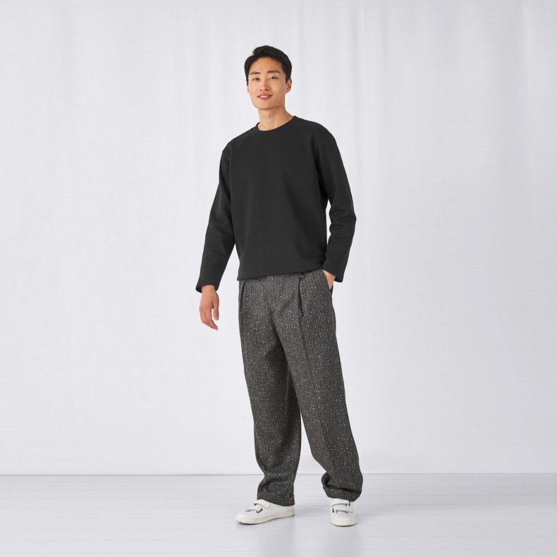 Sweat B&C Open Hem - Black