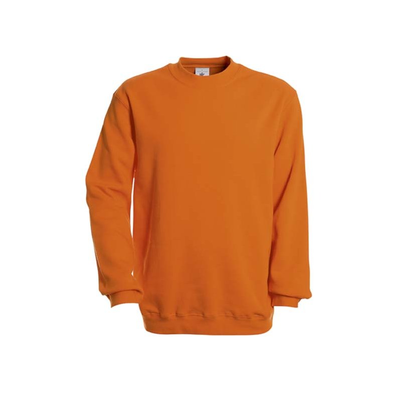 Herre og Dame Sweatshirt / Unisex Sweatshirt B&C Set In - Pumpkin Orange / Grskar Orange