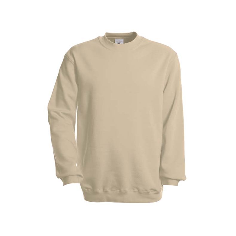 Herre og Dame Sweatshirt / Unisex Sweatshirt B&C Set In - Sand 