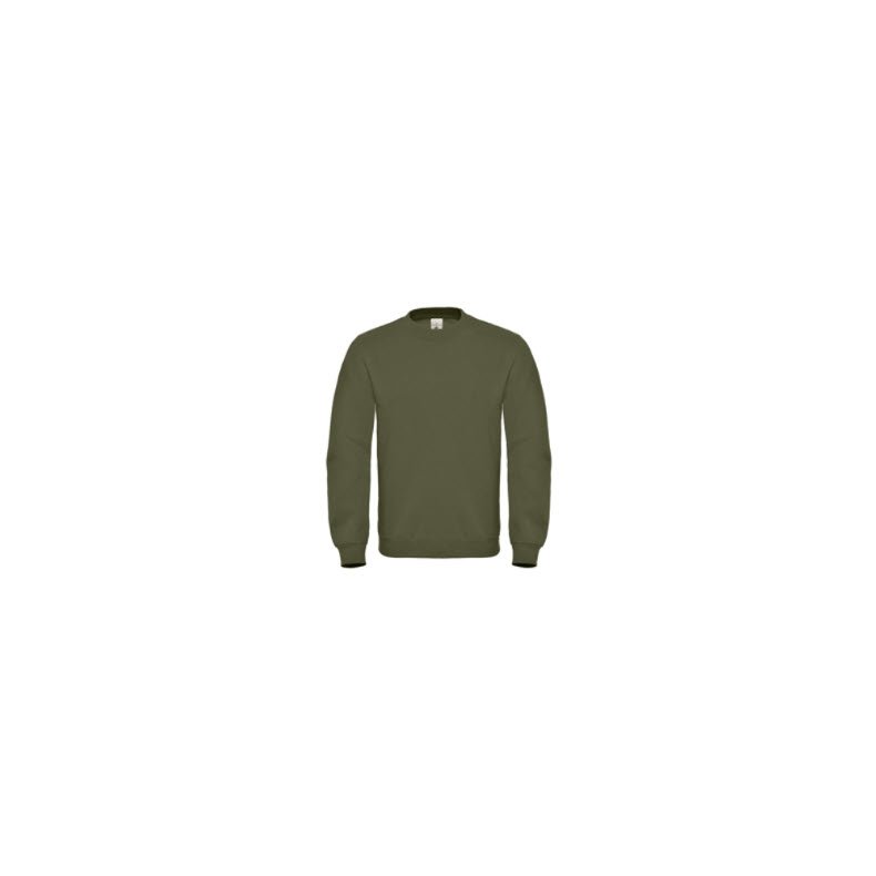 Sweat med rund hals B&C ID.002 - Urban Khaki