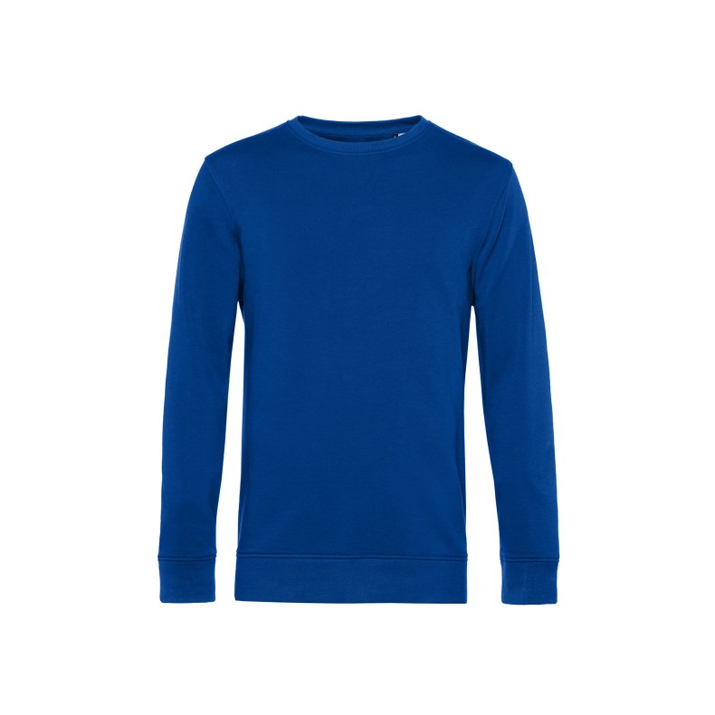 Sweat med rund hals B&C Organic Crew Neck Royal L