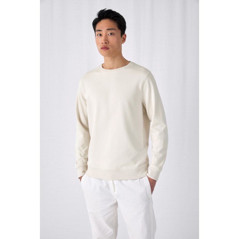 Sweat med rund hals B&C Organic Crew Neck